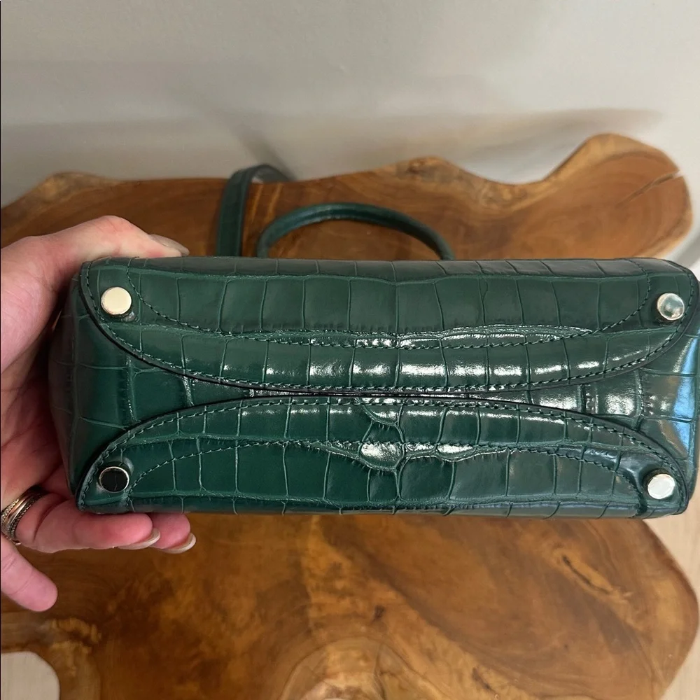 Kate Spade Croc-Embossed Mini Two Way Bag - Picture 8 of 9